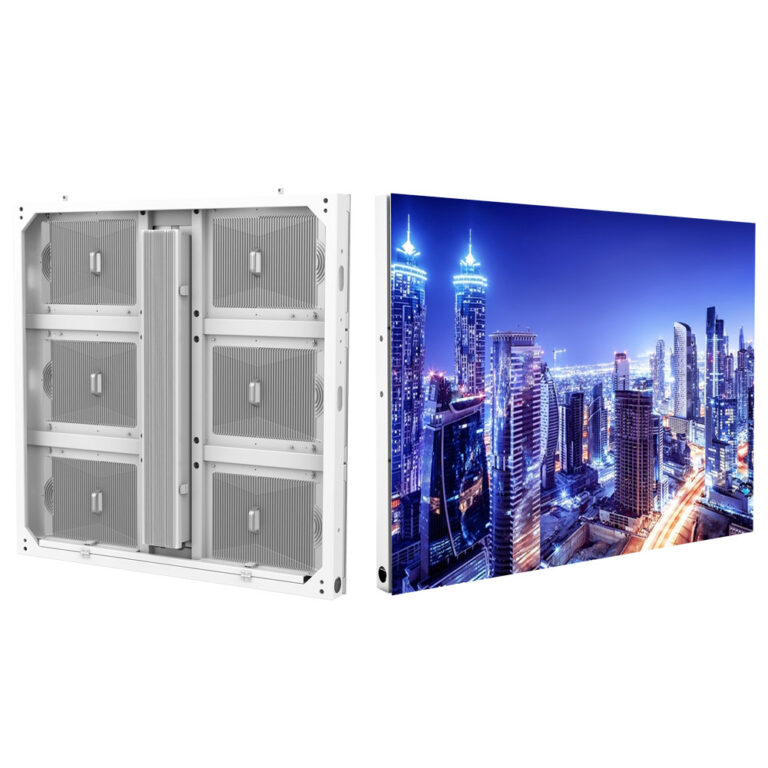 Outdoor LED cabinet front and rear reference