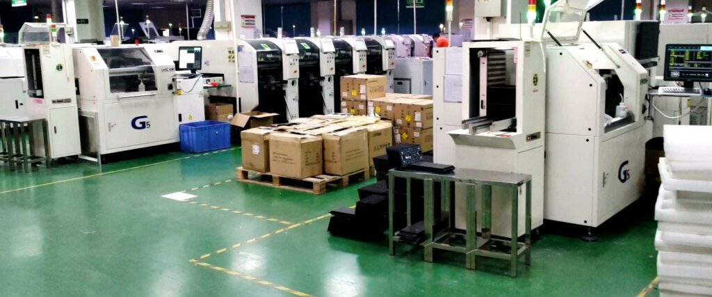 Electronics production line