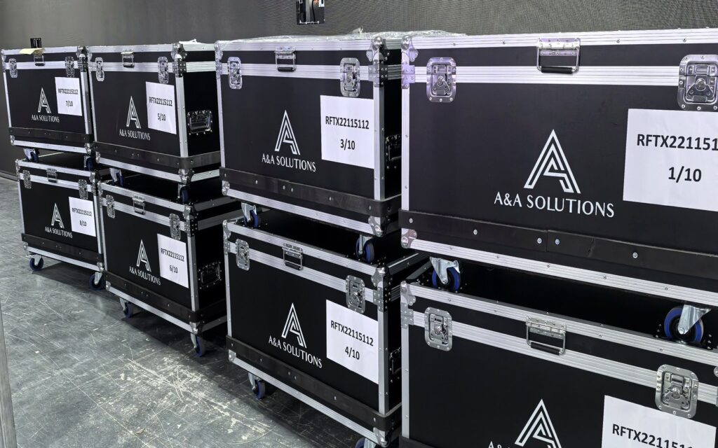 Flight cases for LED cabinets